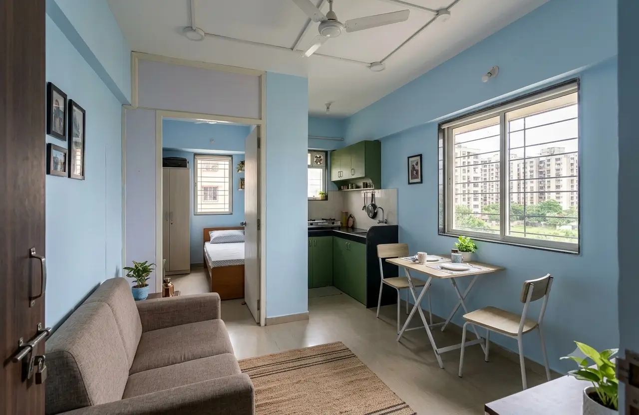 1 BHK Premium - Floor Plan